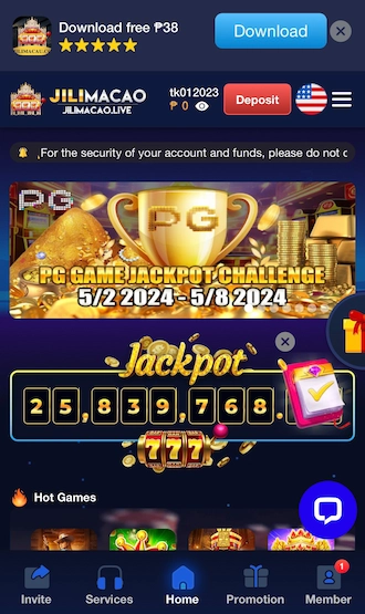 Login instructions Download the JILIMACAO betting App