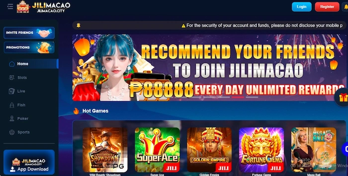 General information about the bookmaker JILIMACAO's betting app